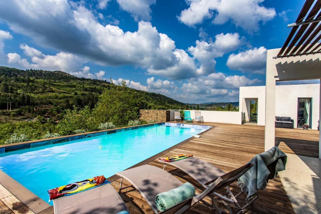 Villa Blanche, Contemporary, Cathars, Couiza, Carcassonne Buitenkant foto