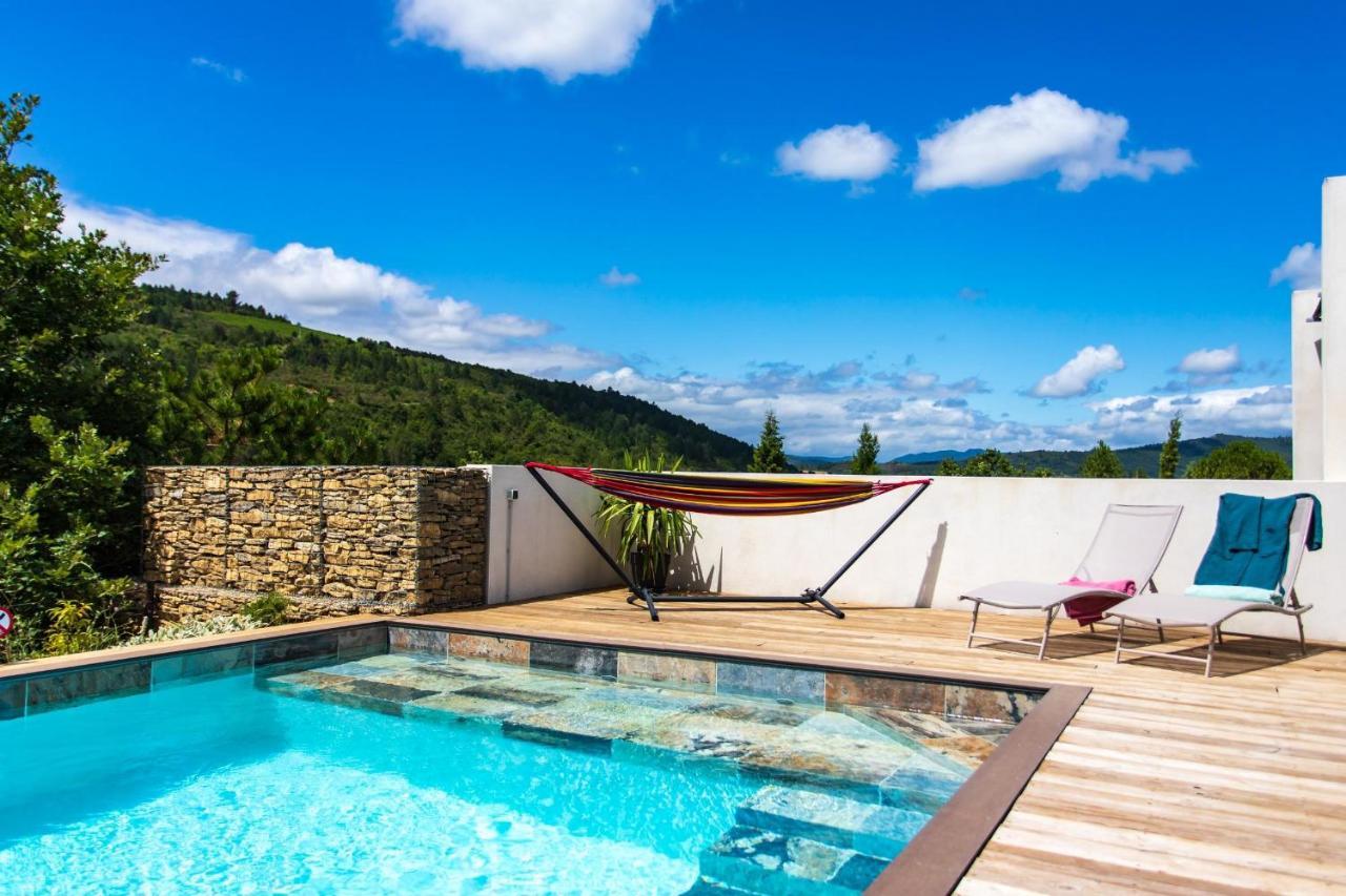 Villa Blanche, Contemporary, Cathars, Couiza, Carcassonne Buitenkant foto