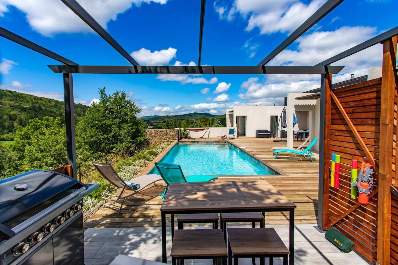 Villa Blanche, Contemporary, Cathars, Couiza, Carcassonne Buitenkant foto