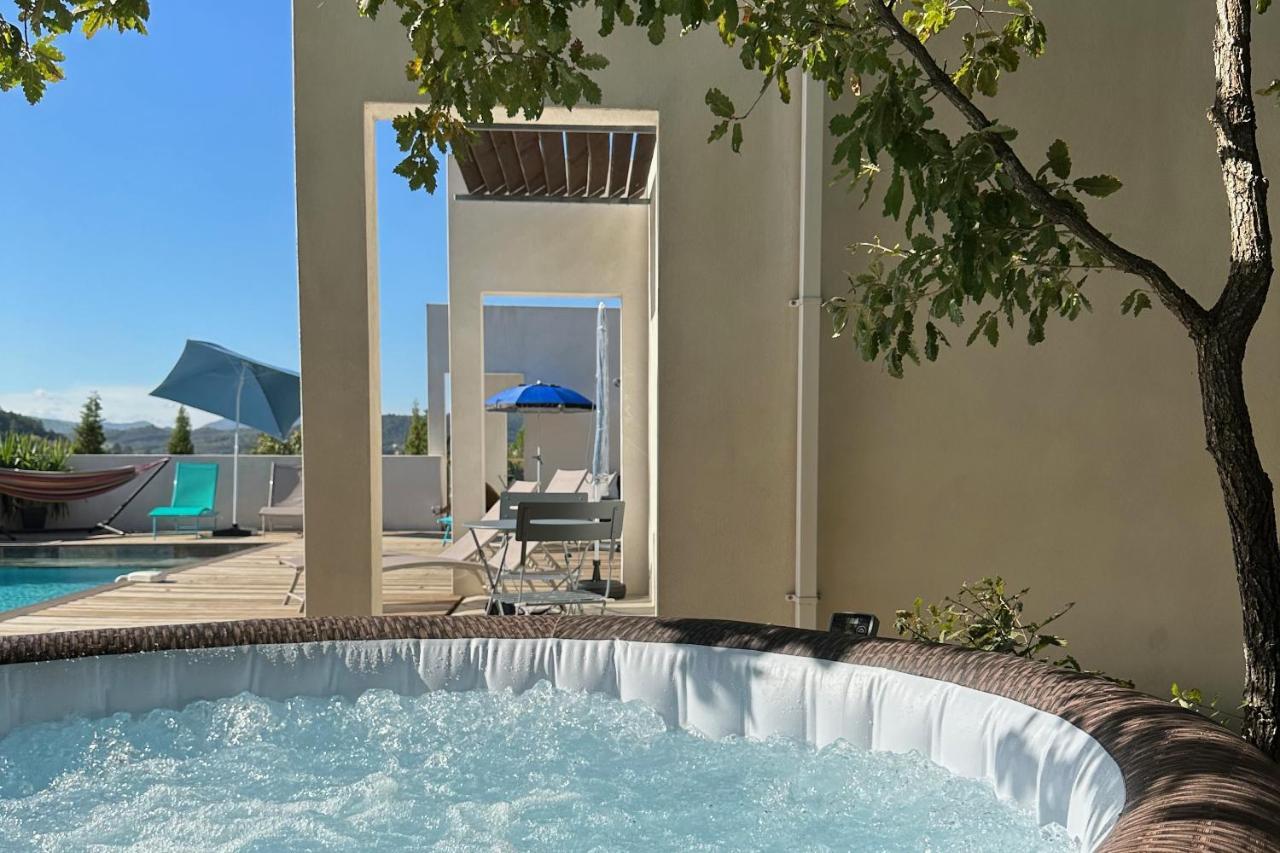 Villa Blanche, Contemporary, Cathars, Couiza, Carcassonne Buitenkant foto